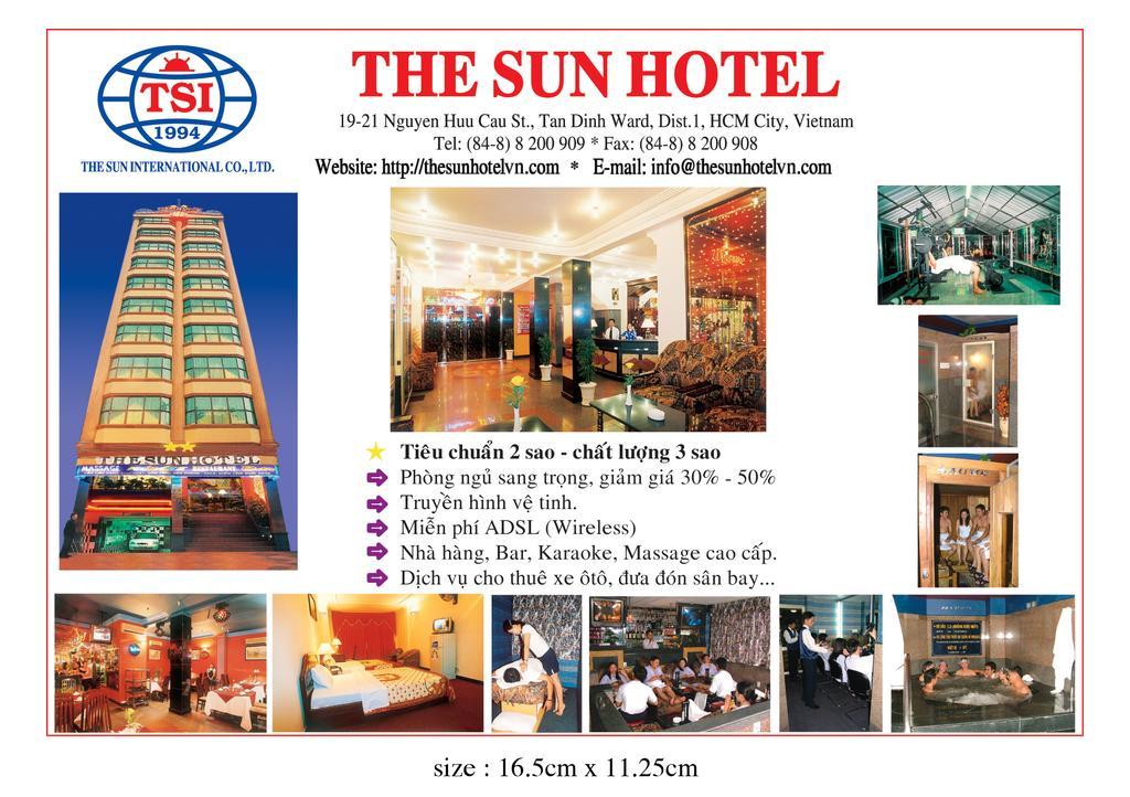 The Sun Hotel Ho Şi Min Exterior foto